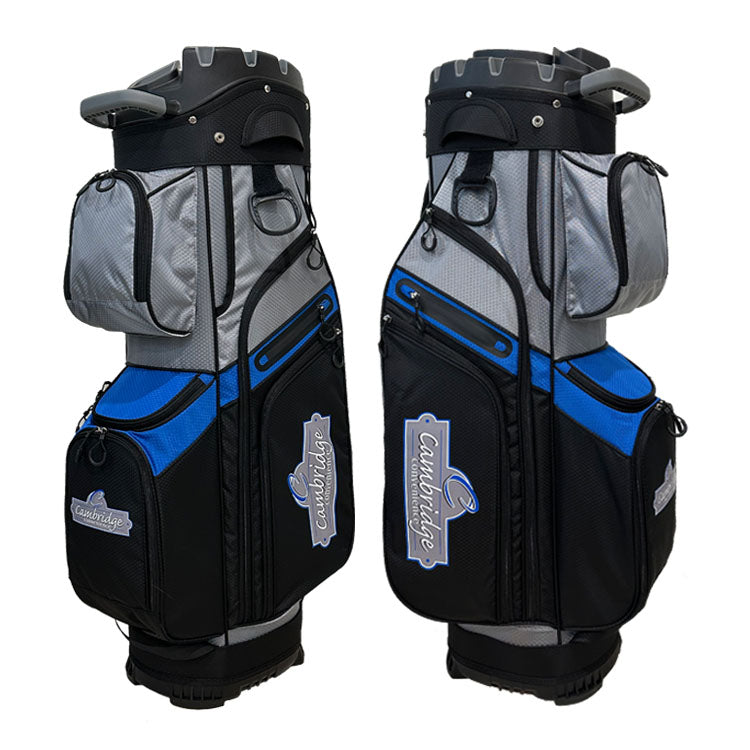 customised golf cart bag with corporate logo