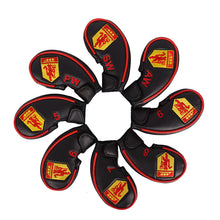 Load image into Gallery viewer, customised MUFC Manchester United golf iron covers - VK Golf Australia