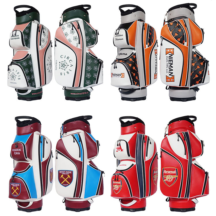 Custom Cart Golf Bag with your name, team logo and colours
