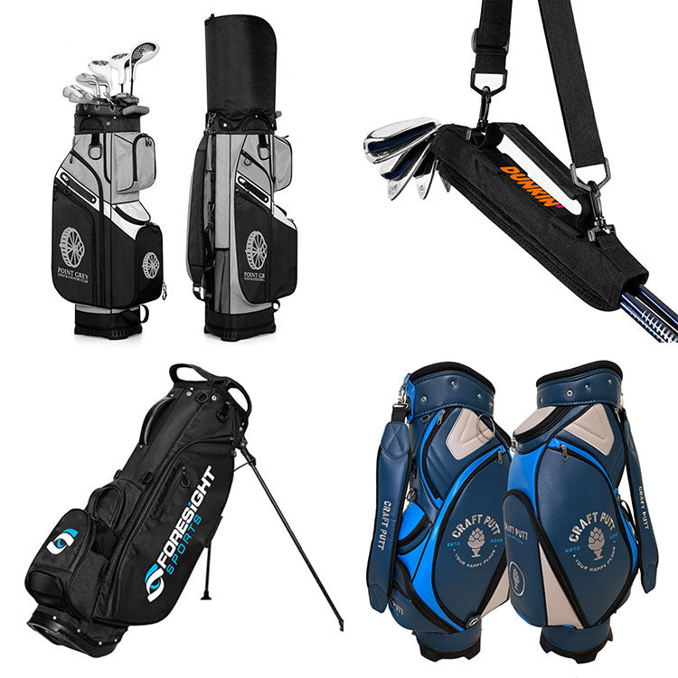 custom logo golf bags & accessories with wholesale pricing