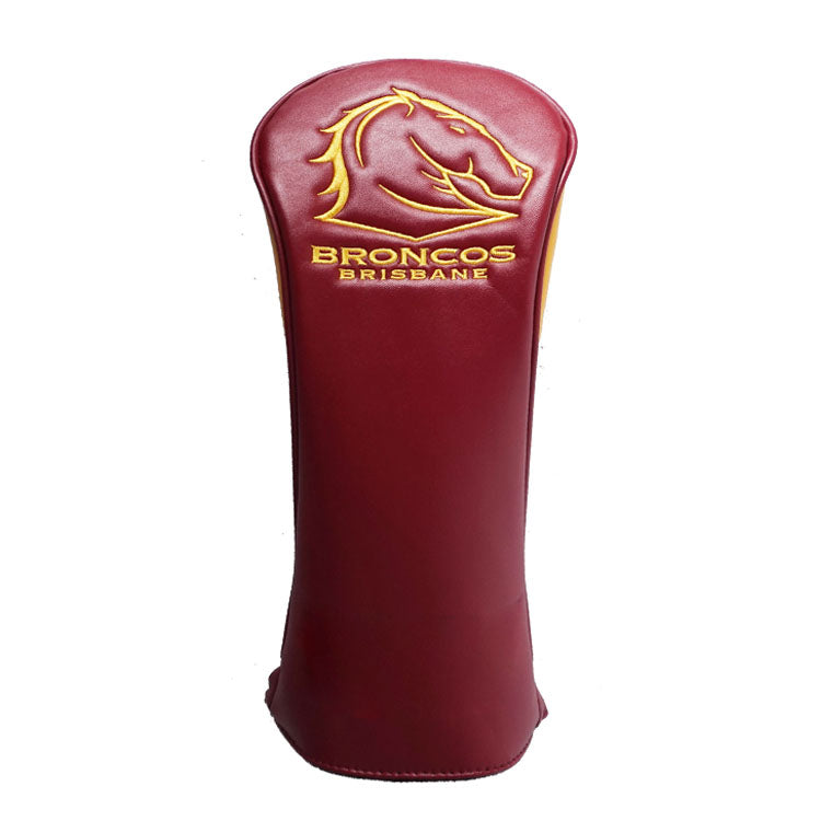 Brisbane Broncos custom golf driver head cover