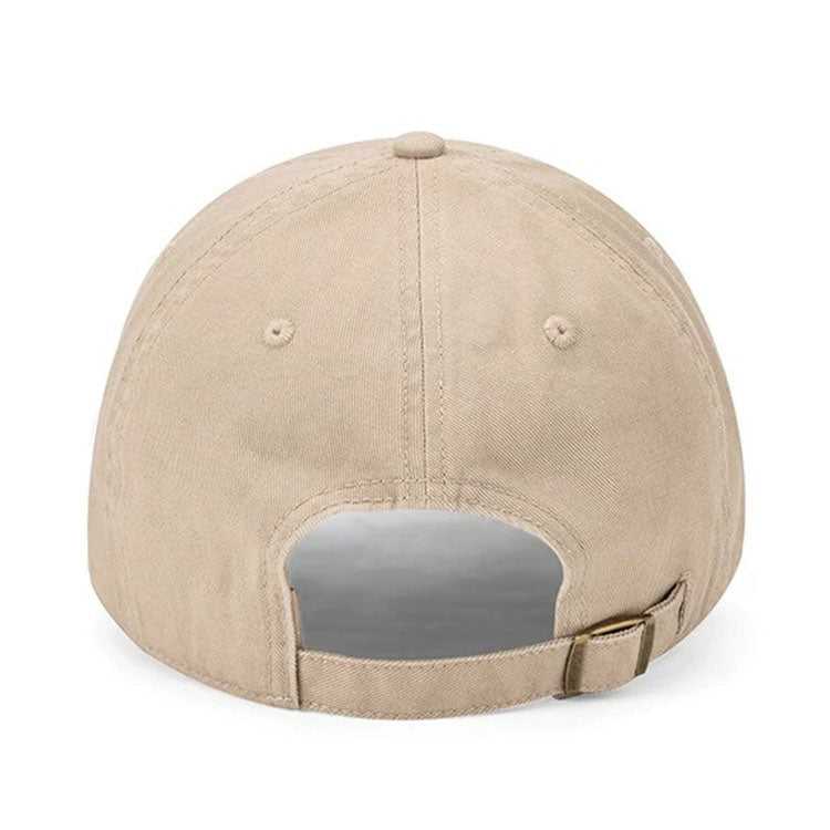 Custom logo golf cap - back view