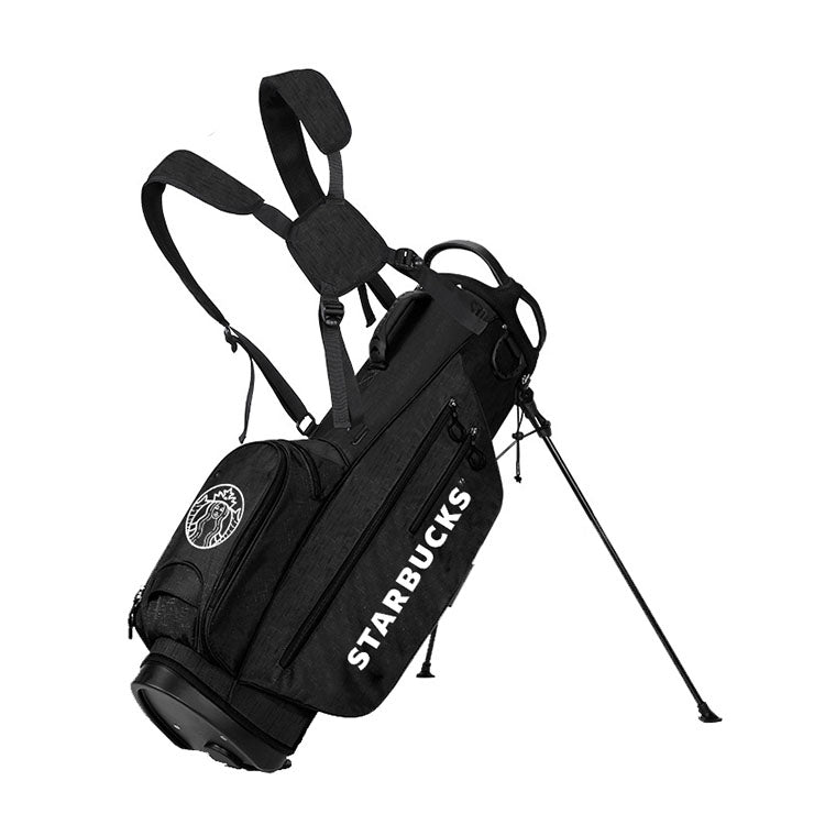 ULTRALIGHT CUSTOM STAND GOLF BAGS - black nylon 6 dividers