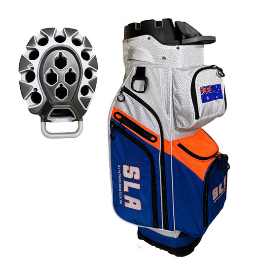 Custom Golf Cart Bags with No Club Clatter Divider Design