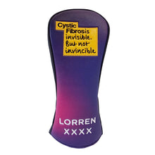 Load image into Gallery viewer, custom golf head cover - awareness  golf day 
