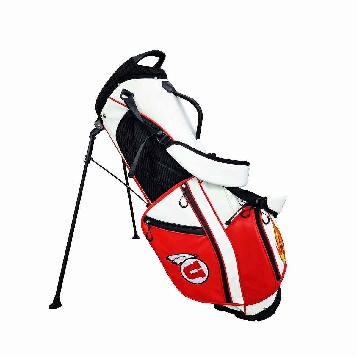 custom golf stand bag with adjustable shoulder straps