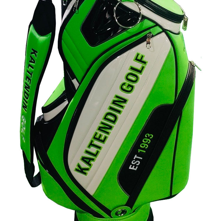 gloss leather custom tour bag side view
