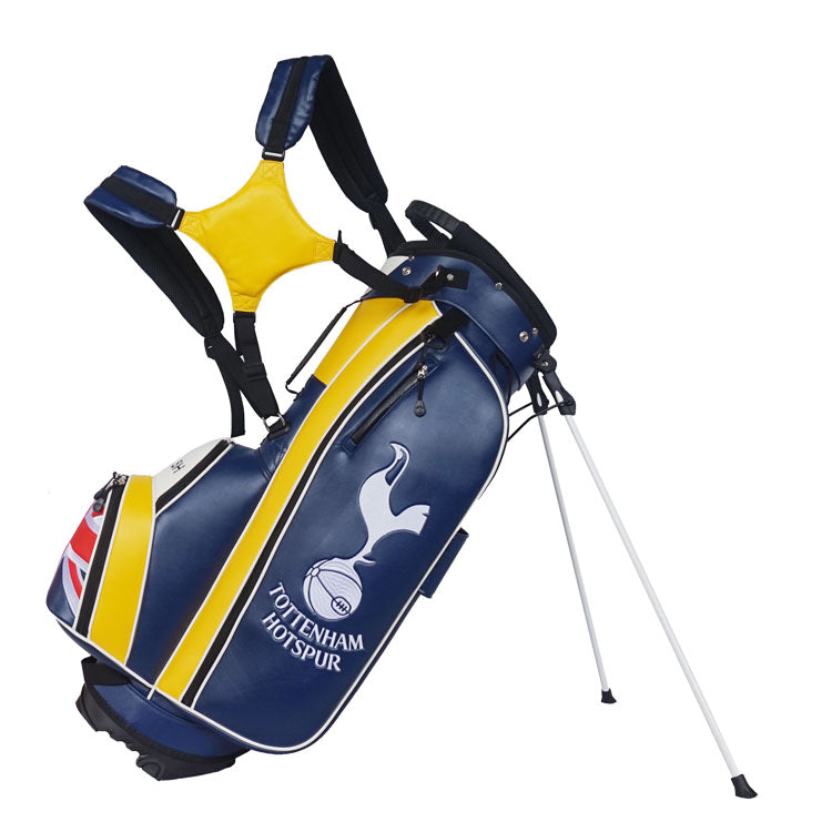 Custom Golf Stand Carry Bag - navy and yellow