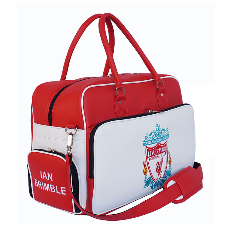 custom golf duffel apparel bag with LFC logo