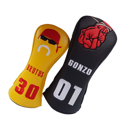 customised golf head covers with logo and name