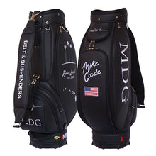 Load image into Gallery viewer, custom leather golf bag vegan bags customised logo personalised gift  - VK Golf Australia
