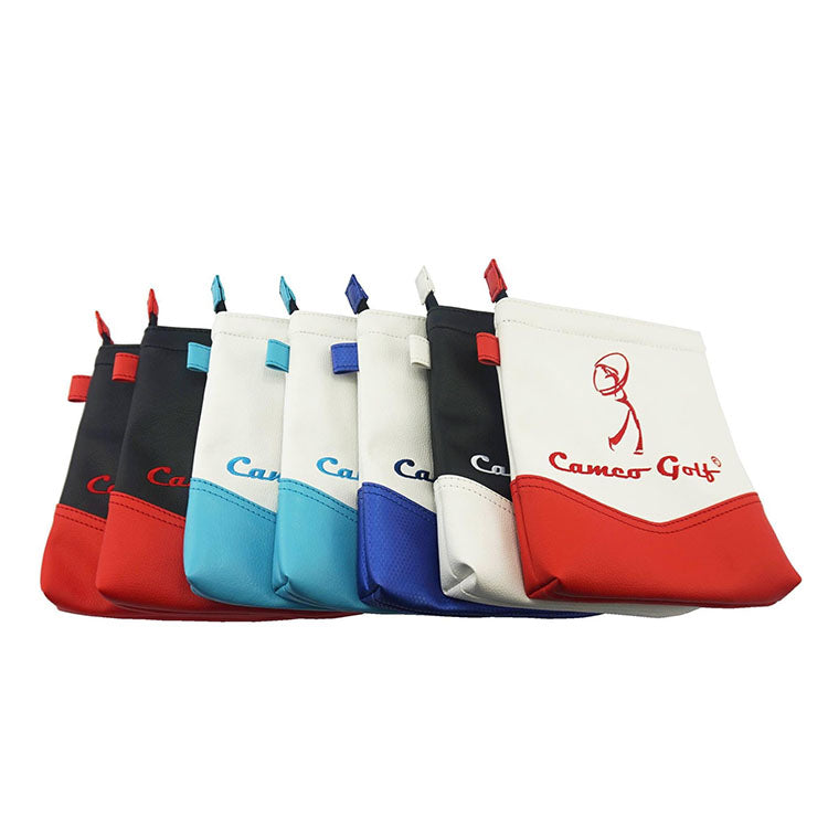 custom tee bag customised valuables pouch - VK golf Australia