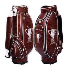 Load image into Gallery viewer, custom leather golf bag vegan bags customised logo personalised gift  - VK Golf Australia
